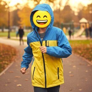 Burton Boys’ Atmore Technical Windbreaker – Size Large (Fits Women’s XS/S)